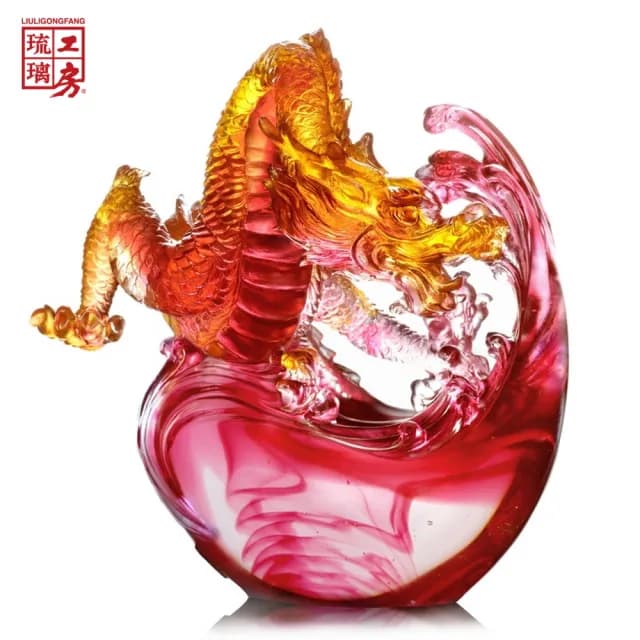【琉璃工房 LIULI】氣宇任軒昂 入厝禮/轉任/感謝(送禮/琉璃/禮物/水晶/藝術品/禮贈/企業)