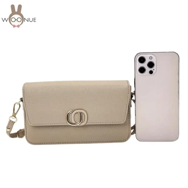 【WOONUE】專櫃高質感輕旅多功能簡約側背包側肩包斜背包(情人老婆聖誕女兒母親生日節禮物)