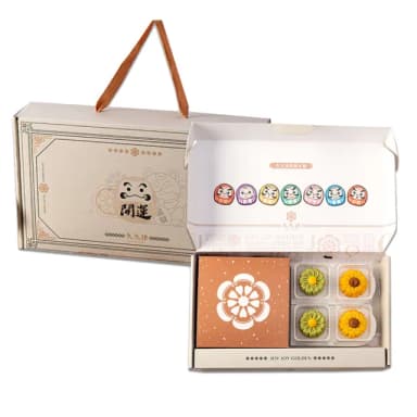 【久久津】花開運轉拾果禮盒2盒組_2025中秋禮盒(4品5入/盒 提盒)