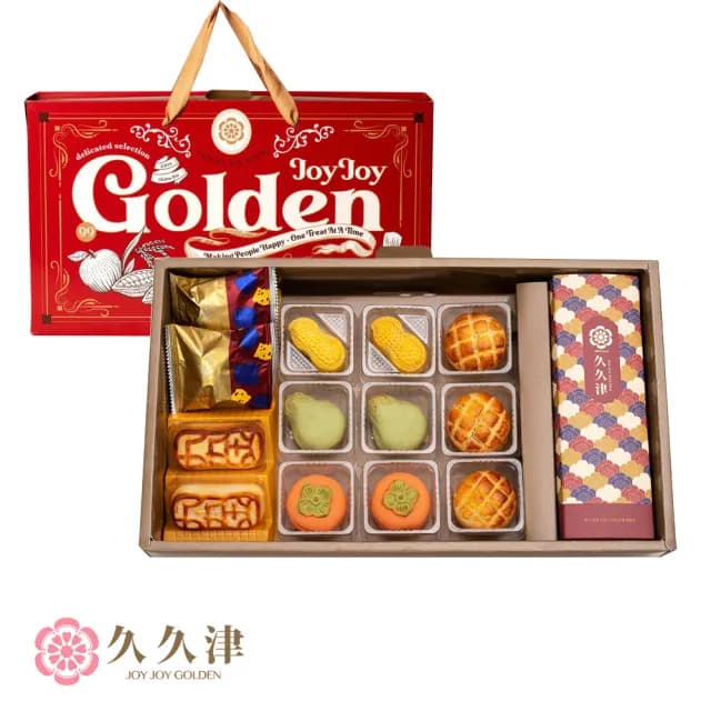 【久久津】中秋典藏禮盒_2025中秋禮盒(奶蛋素 7品14入/盒 手提盒)