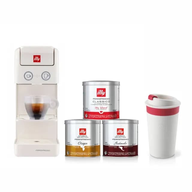 【illy】官方直營 Y3.3 膠囊咖啡機(白色)