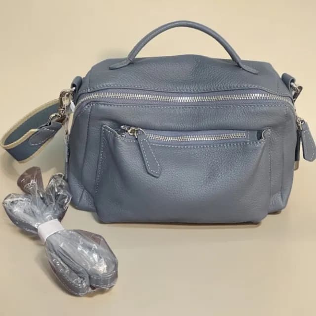 【紐約精品】情人節禮物 真皮手拿包手提包真牛皮側背包單肩包隨身包(實用手提斜背女包包4色a1kd13)