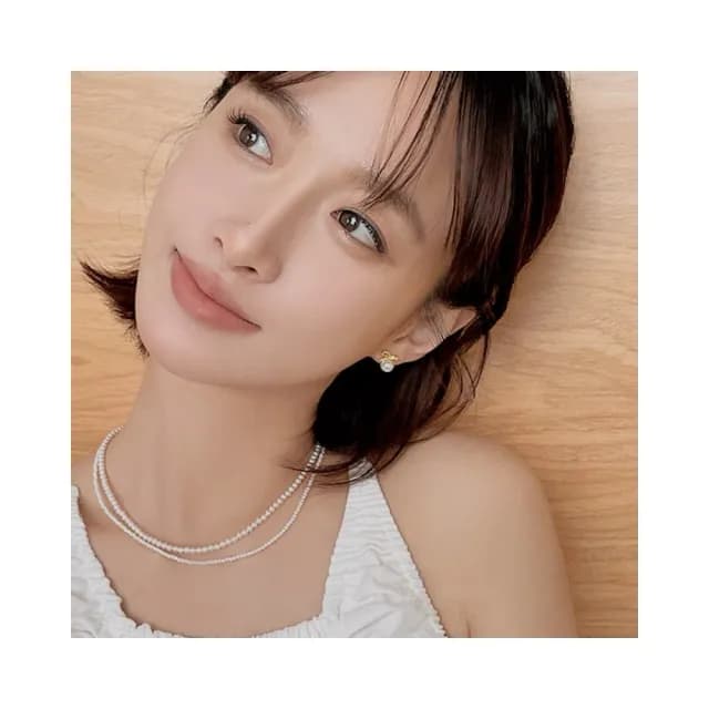 【Turquoise Jewelry】現貨~S925銀耳針小香風浪漫金色蝴蝶結珍珠耳環(送禮/甜美女孩/韓系飾品)