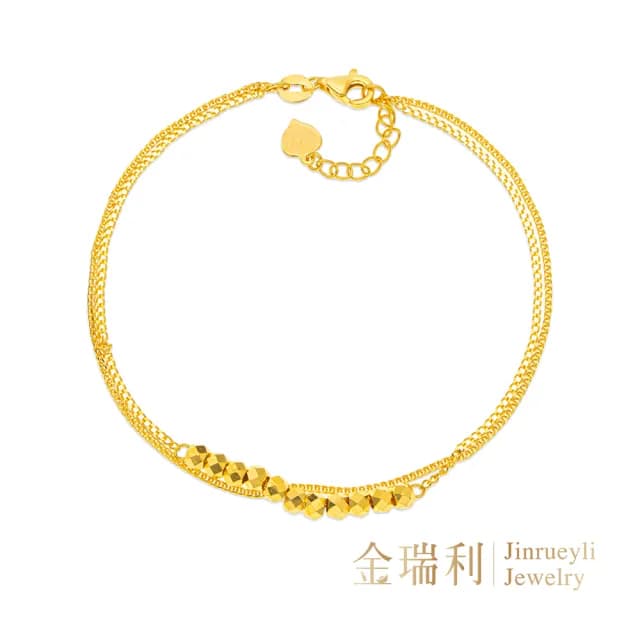 【金瑞利】雙11 黃金手鍊 0.79錢(±1厘)