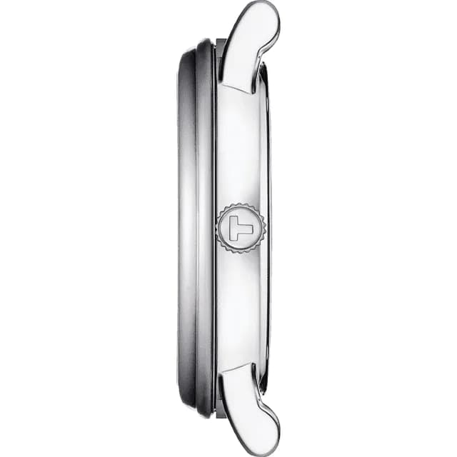 【TISSOT 天梭】Carson 羅馬月相石英女錶-32mm 手錶 送禮 推薦(T1222231635300)