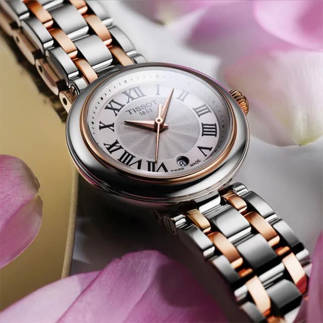 【TISSOT 天梭】BELLISSIMA 羅馬石英女錶 手錶 送禮 推薦(T1260102201301)