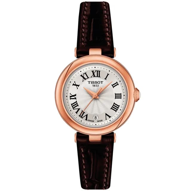 【TISSOT 天梭】BELLISSIMA 羅馬石英女錶 手錶 送禮 推薦(T1260103601300)