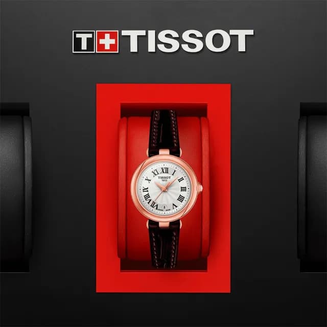 【TISSOT 天梭】BELLISSIMA 羅馬石英女錶 手錶 送禮 推薦(T1260103601300)