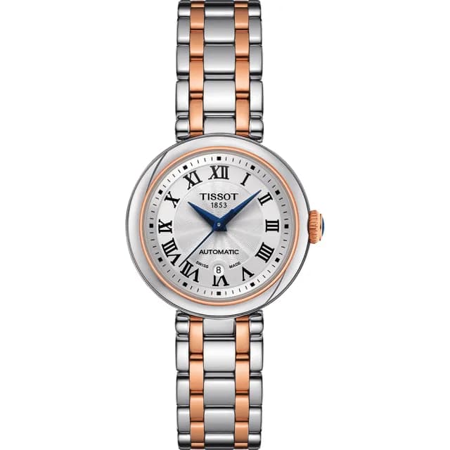 【TISSOT 天梭】Bellissima 羅馬機械女錶-29mm 手錶 送禮 推薦(T1262072201300)