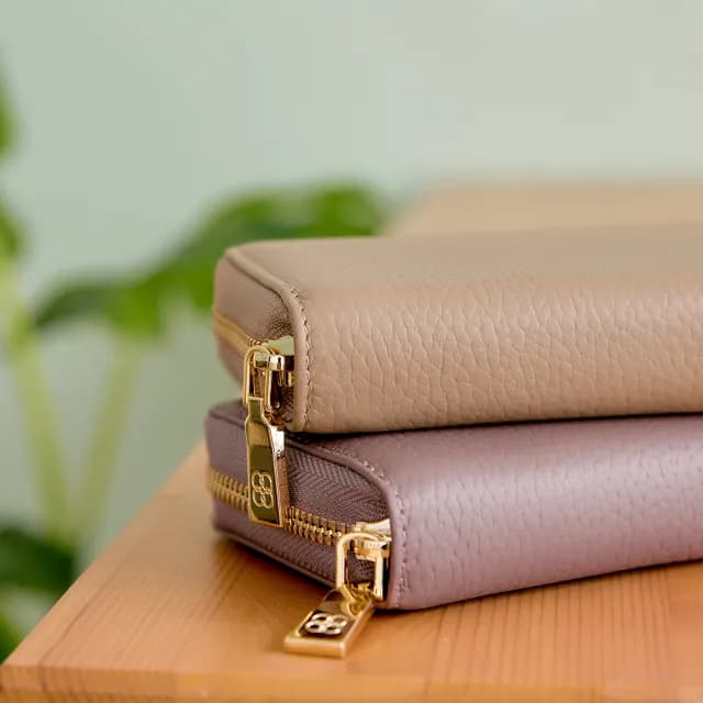 【CHENSON】雙11  12卡風琴卡層包覆式長夾 錢包 皮夾(W21425)