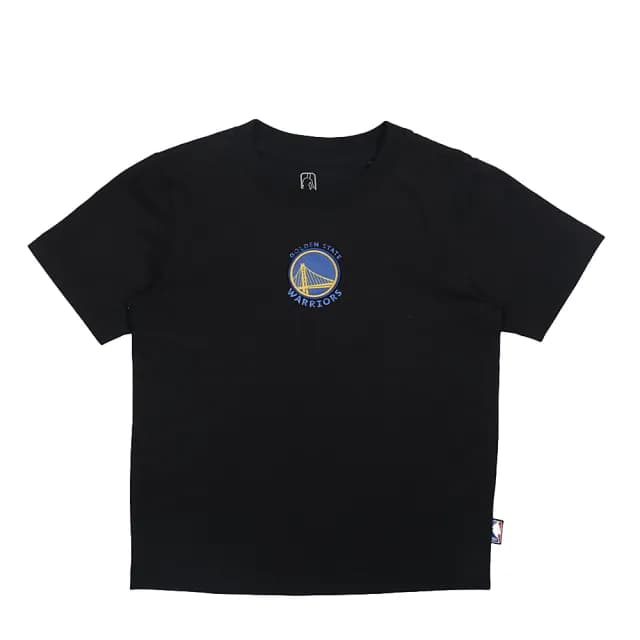 【NBA】NBA GOLDEN STATE WARRIOR 短袖上衣 童裝T恤 圖案印花 中性款 黑色 35261034 20 noB30