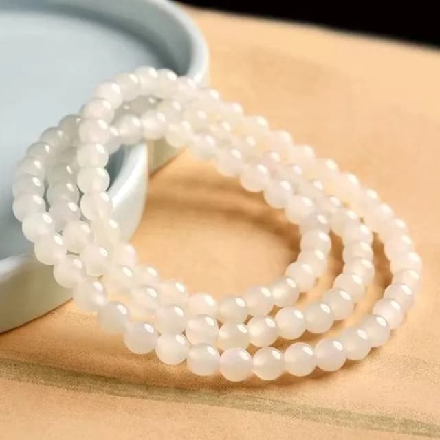 【LEEHER】雙11 父親節禮物 和田玉手串/平安手鍊/飾品/手串/串珠/手鏈/手鍊/玉/手串珠/手串配件/白玉手串/