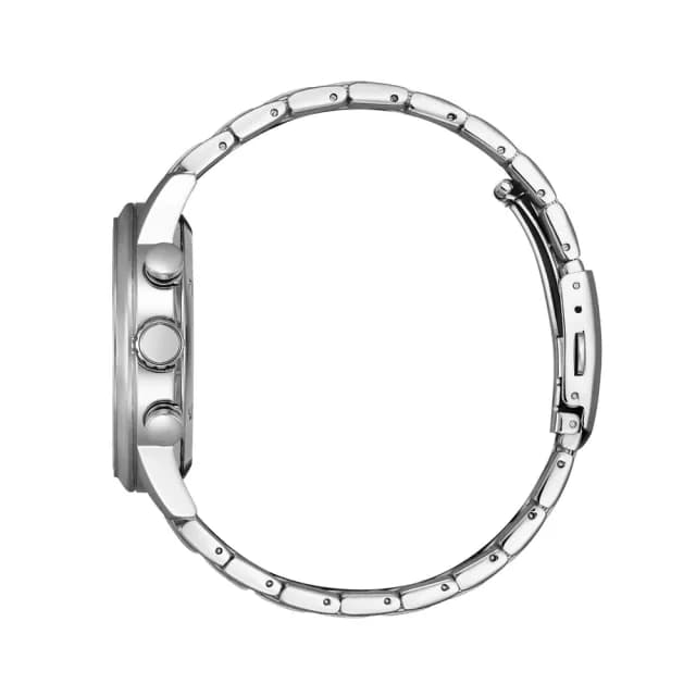 【CITIZEN 星辰】Chronograph系列 時尚光動能計時腕錶 七夕 情人節 送禮 推薦(CA0748-80L)
