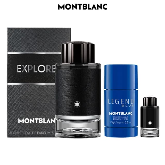 【MONTBLANC 萬寶龍】探尋旅者男性淡香精100ml(贈隨機體香膏75g+小香*1.公司貨)