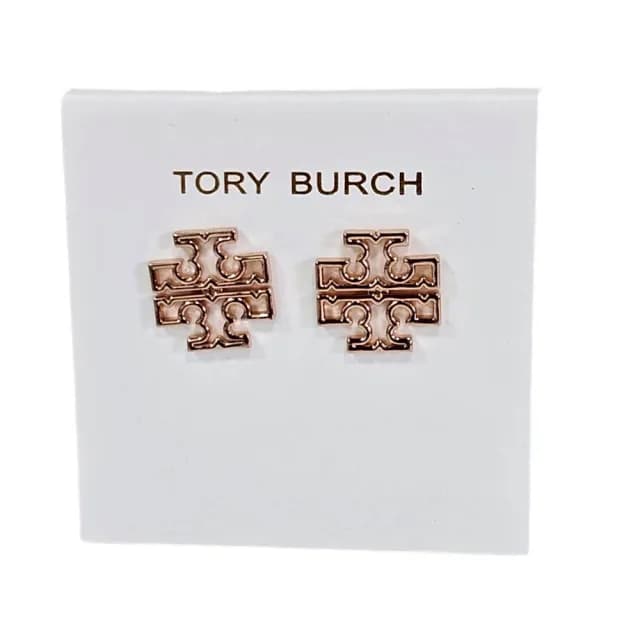【TORY BURCH】經典雙t字簍空logo 玫瑰金/銀/金 耳針式 耳環禮盒組(贈原廠防塵袋紙袋紙盒/七夕情人節)