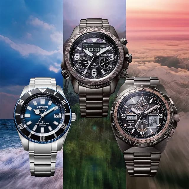 【CITIZEN 星辰】PROMASTER 35週年限量 鈦 1977征服潛水機械錶 男錶 父親節禮物(NB6026-56L)