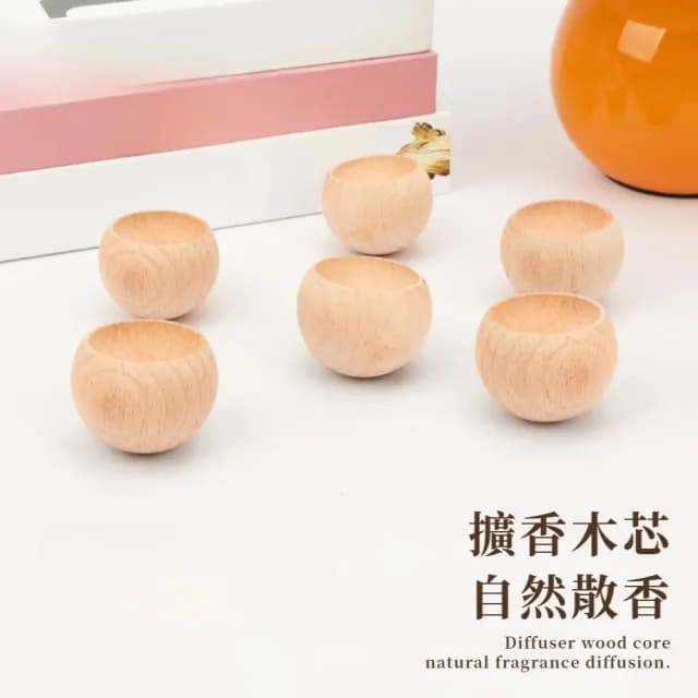 【車載擺件】室內不倒翁擴香木2入(家用 香薰 擴香器 擴香台座 精油 辦公室 散香木)