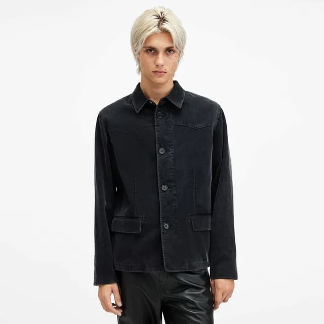 【ALLSAINTS】MISSION 復古燈芯絨外套 M053OB(常規版型)