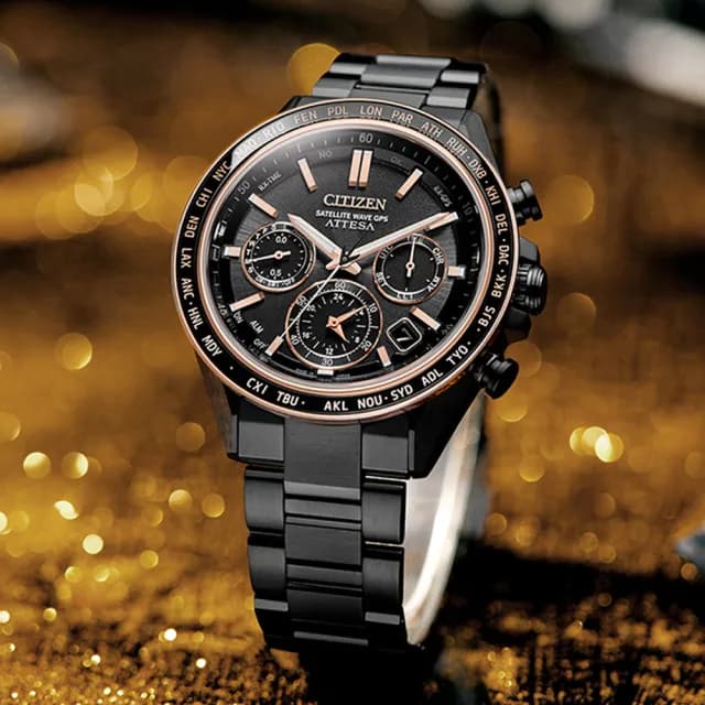 【CITIZEN 星辰】GENTS系列 GPS 鈦金屬 光動能計時腕錶 七夕 情人節 送禮 推薦(CC4074-61W)