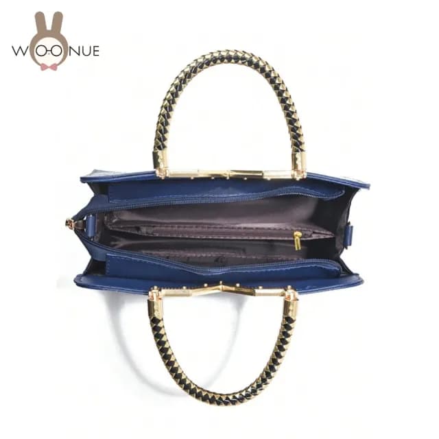 【WOONUE】專櫃歐美高質感多功能輕奢雅致手提包側背肩包斜背包(情人貴婦老婆聖誕女兒母親生日節禮物)