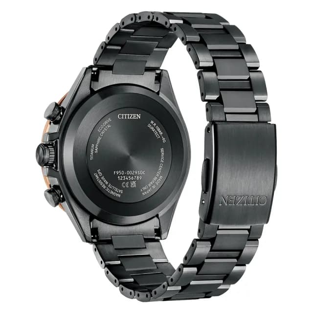 【CITIZEN 星辰】GPS衛星對時 鈦金屬 光動能腕錶 父親節禮物(CC4074-61W)