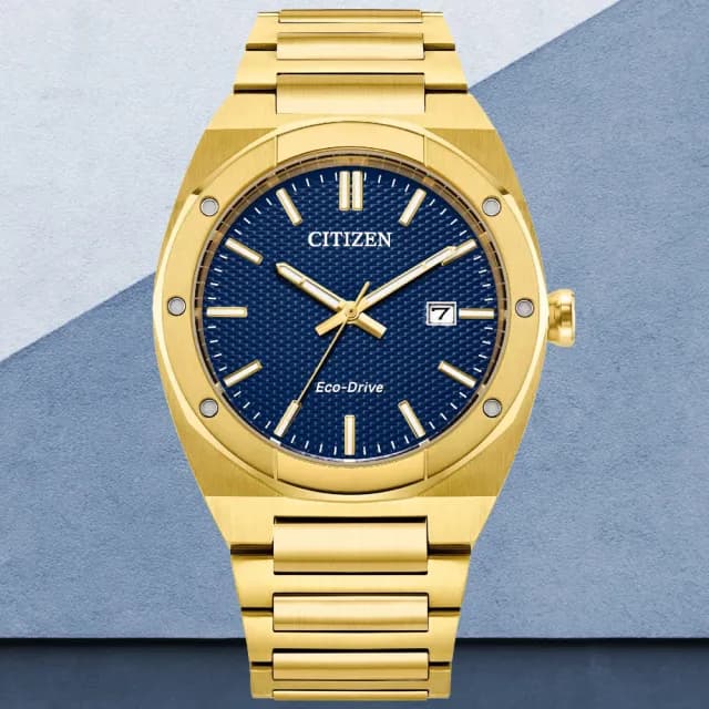 【CITIZEN 星辰】GENTS系列 八角錶殼 光動能時尚腕錶 七夕 情人節 送禮 推薦(BM7662-59L)