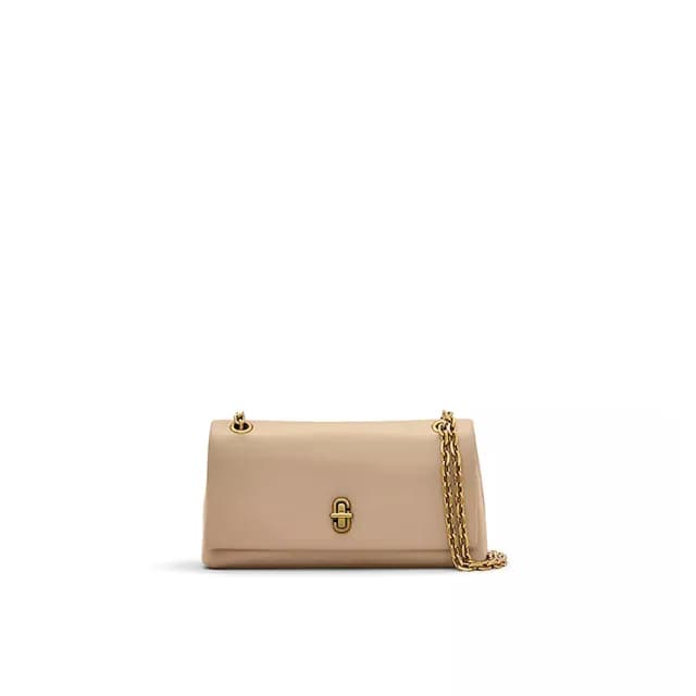 【MARC JACOBS】官方直送 DUAL  駱駝棕皮革雙鍊錢包