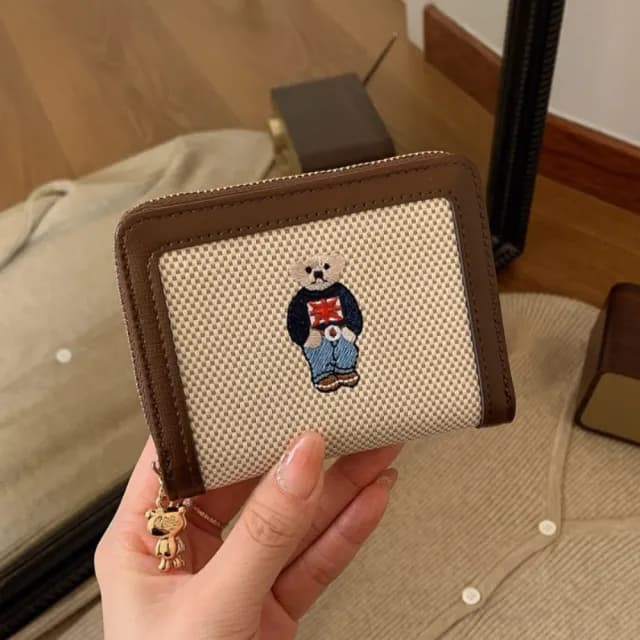 【紐約精品】情人節禮物 現貨+預購 皮革長夾錢包短夾大容量手拿包零錢包女包包(迷你可愛卡通時尚女包包6色a