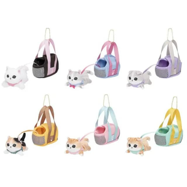 【mofusand】貓福珊迪招財貓貓吊飾鑰匙圈貓玩偶鯊魚貓娃娃包包吊飾(送禮情人節禮物生日孫女兒)