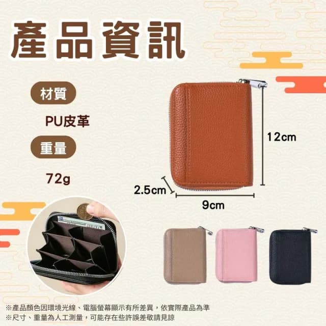 【享屋】日幣錢包-PU皮革(皮包分隔錢包 RFID 防盜刷卡包 日幣零錢包 日本分格分類 皮夾 皮包 零錢包)