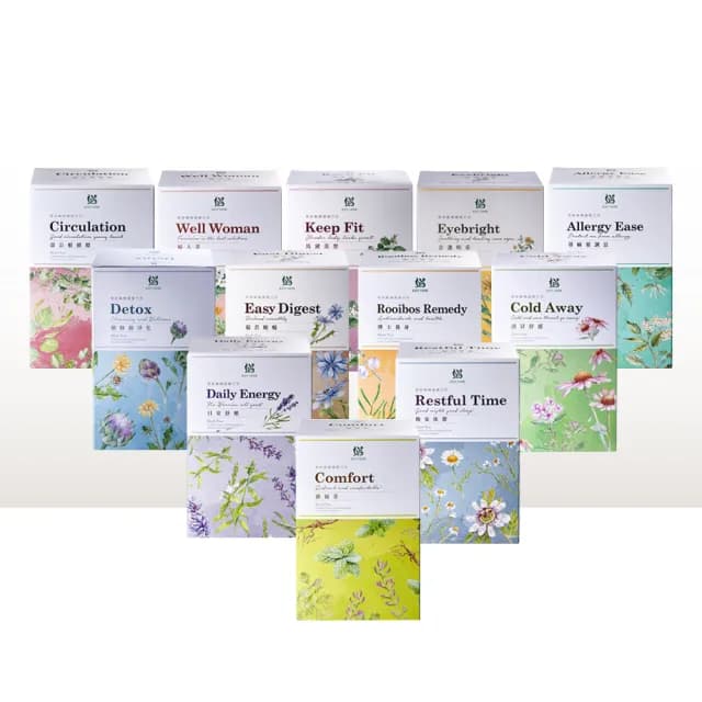【JustHerb香草集】經典花草茶x30入(多款任選 無咖啡因)