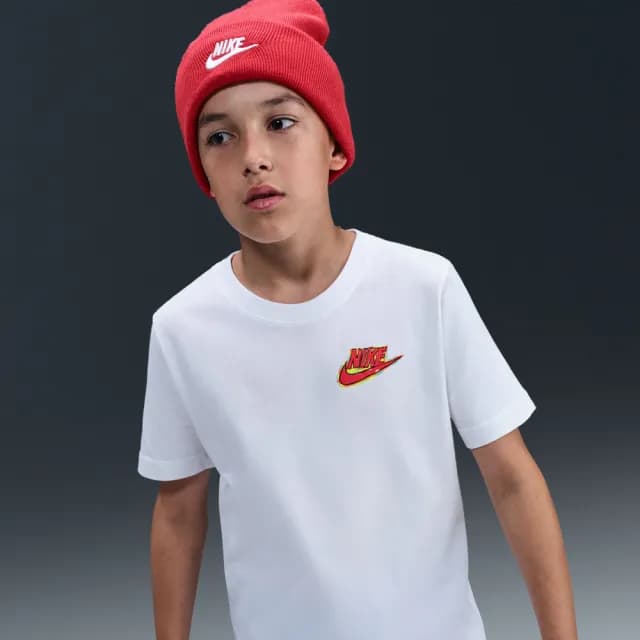 【NIKE 耐吉】短袖上衣 童裝 大童 男女童 K NSW TEE BOXY MULTI SPORT 白 HV5212-100