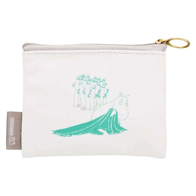 【sun-star】情人節禮物 Moomin 迷你拉鍊收納包 零錢包 嚕嚕米與阿金