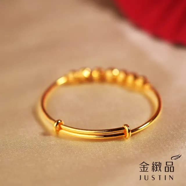 【金緻品】黃金兒禮 興祿光采 小孩手環 1.28錢(寶寶金飾 小孩手環 童鐲 彌月禮盒 新生兒送禮 兒童)