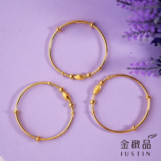 【金緻品】黃金兒禮 童樂時光 小孩手環 0.73錢 多選(寶寶金飾 小孩手環 童鐲 彌月禮盒 新生兒送禮 兒童)