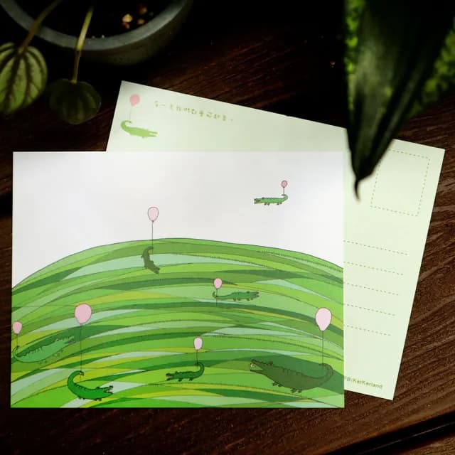 【CLEAN 克林】插畫明信片(Kerkerland 雙面明信片 明信片 文創 文青 畢業卡 生日卡片 祝賀卡 慶生卡片)