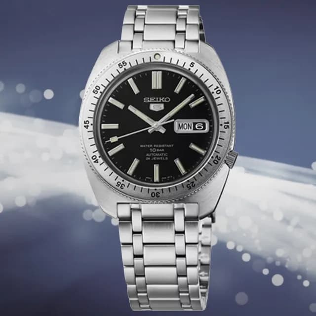【SEIKO 精工】5 Sports系列 限量 1960復刻 經典機械腕錶 父親節 禮物 送禮 推薦(SRPL93K1/4R36-18F0D)