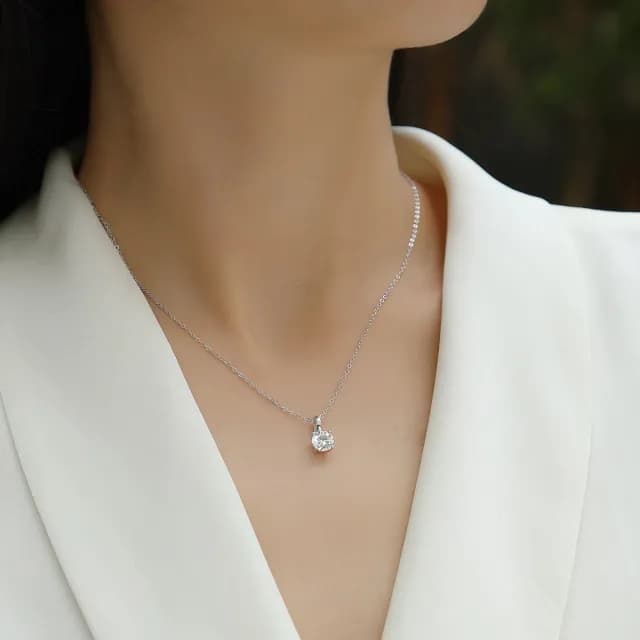 【CF鑽飾】莫桑鑽系列 七夕 情人節(戒指 鑽戒 項鍊 項鏈 手鍊 手鏈 耳環)