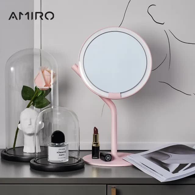【AMIRO】Mate S 系列LED高清日光化妝鏡(美妝鏡 彩妝鏡 情人節禮物 新年禮物 尾牙)