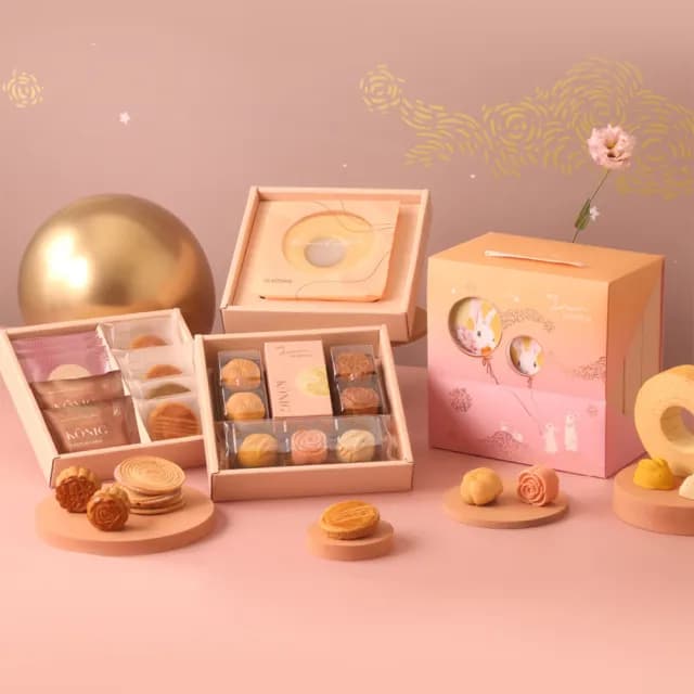 【金格食品】中秋限定醇月禮盒A款(桃山月餅/廣式月餅/芋頭麻糬燒)