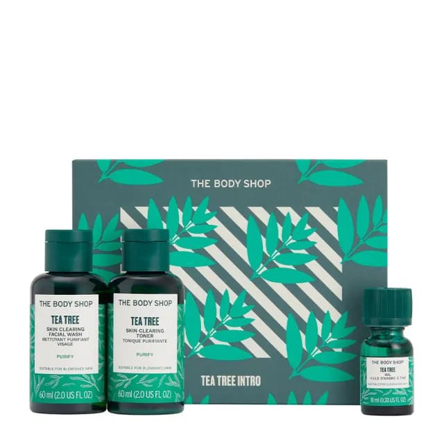 【THE BODY SHOP 美體小舖】2025 AYR茶樹凈膚迷你原裝禮盒(原裝禮盒 交換禮物)