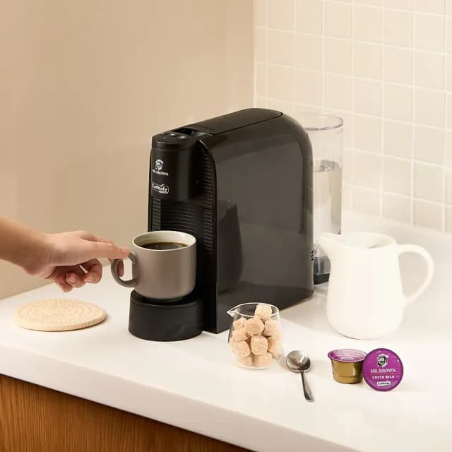 【MR.BROWN 伯朗】膠囊咖啡機 S36 黑