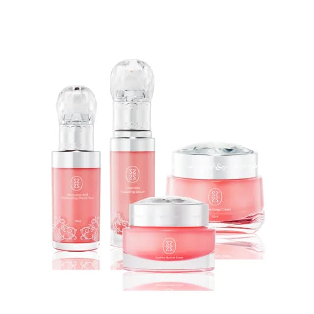 【Starnic 星采保養品】水潤修復四步組(小菁粹&透白精華&精質霜&水凝霜)