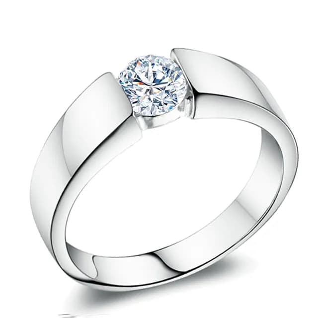 【WINGS】八心八箭戒指《優雅情人》｜閃耀擬真鑽 極簡優雅設計(飾品 男生禮物 禮盒 送禮 生日)