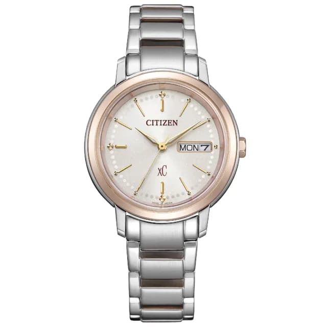 【CITIZEN 星辰】xC系列 簡約時尚 光動能腕錶 七夕 情人節 送禮 推薦(EW2429-56X)