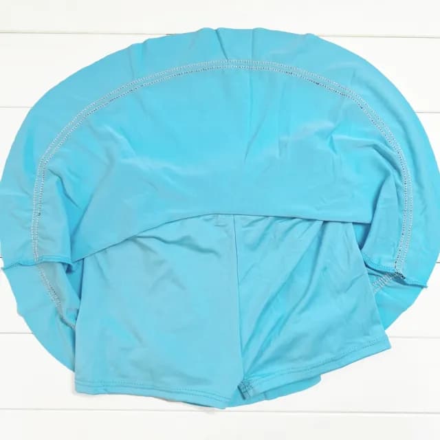 【橘魔法】大童 3色字母運動側腰插肩泳裝(內有安全褲 褲裙 游泳課 泳裝 學生泳衣 女童 兒童 童裝)