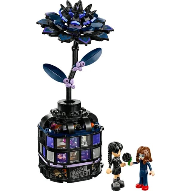 【LEGO 樂高】星期三系列 76784 黑色大理花(阿達 禮物 居家擺設 積木)
