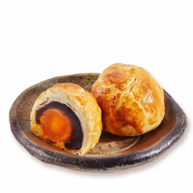 【一福堂】百年餅舖中秋人氣月餅-菠蘿蛋黃酥x2盒 8入/盒(菠蘿蛋黃酥 附提袋)-中秋禮盒