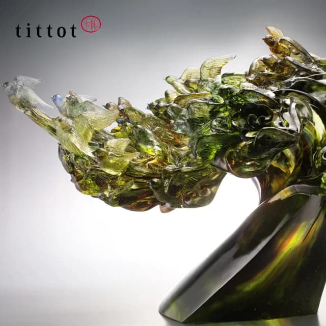 【tittot 琉園】喬遷_擺飾(送禮/琉璃/禮物/玻璃/水晶/藝術品/擺飾/禮贈/企業/)