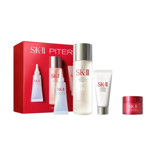 【SK-II官方直營】PITERA光蘊恆璨新客組套裝(青春露75ml+小燈泡精華10ml+潔面乳20g/禮盒)